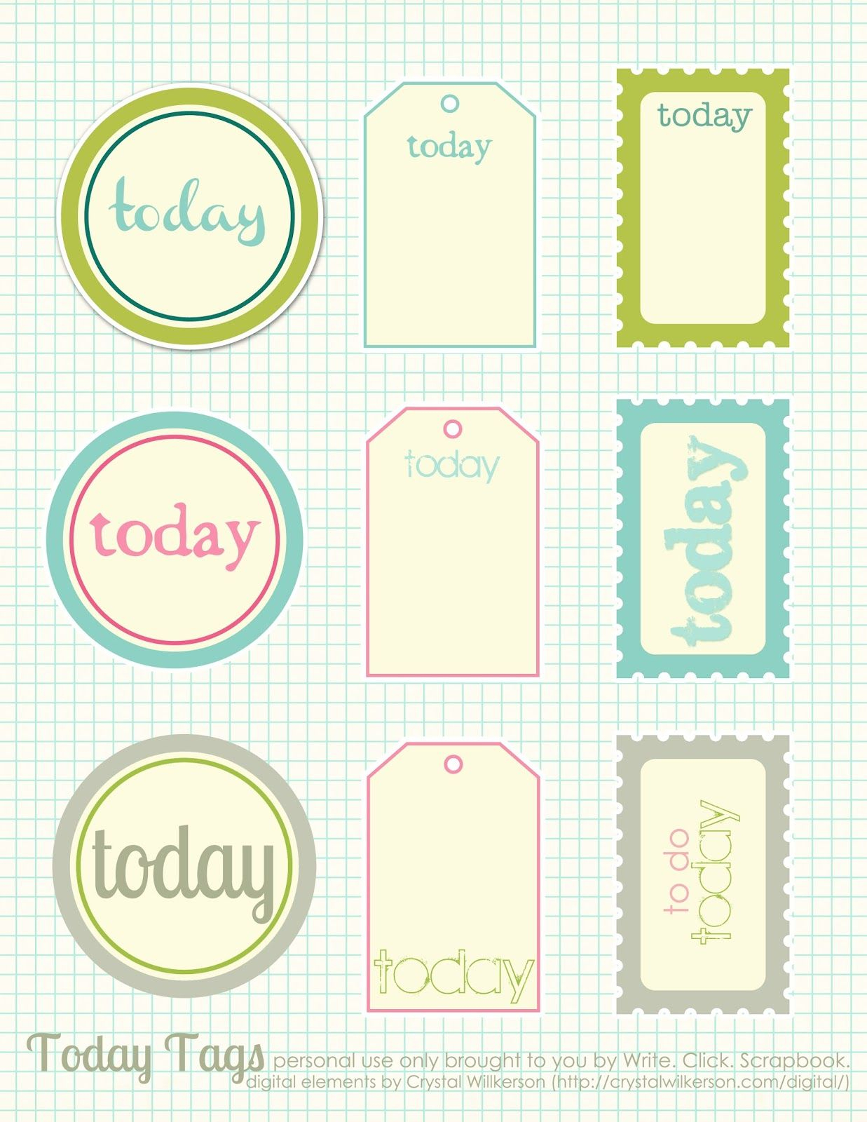 Free Printable Scrapbook Cutouts | Printable For All Topics - Free Printable Scrapbook Pages