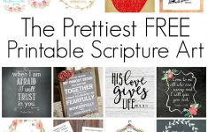 Free Printable Scripture Art - Hunt And Host - Free Printable Scripture Verses
