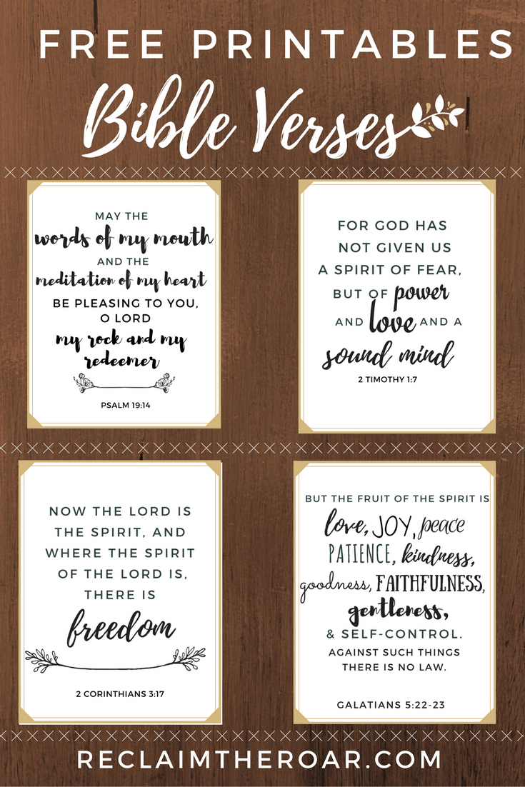 Free Printable Bible Verses Adults