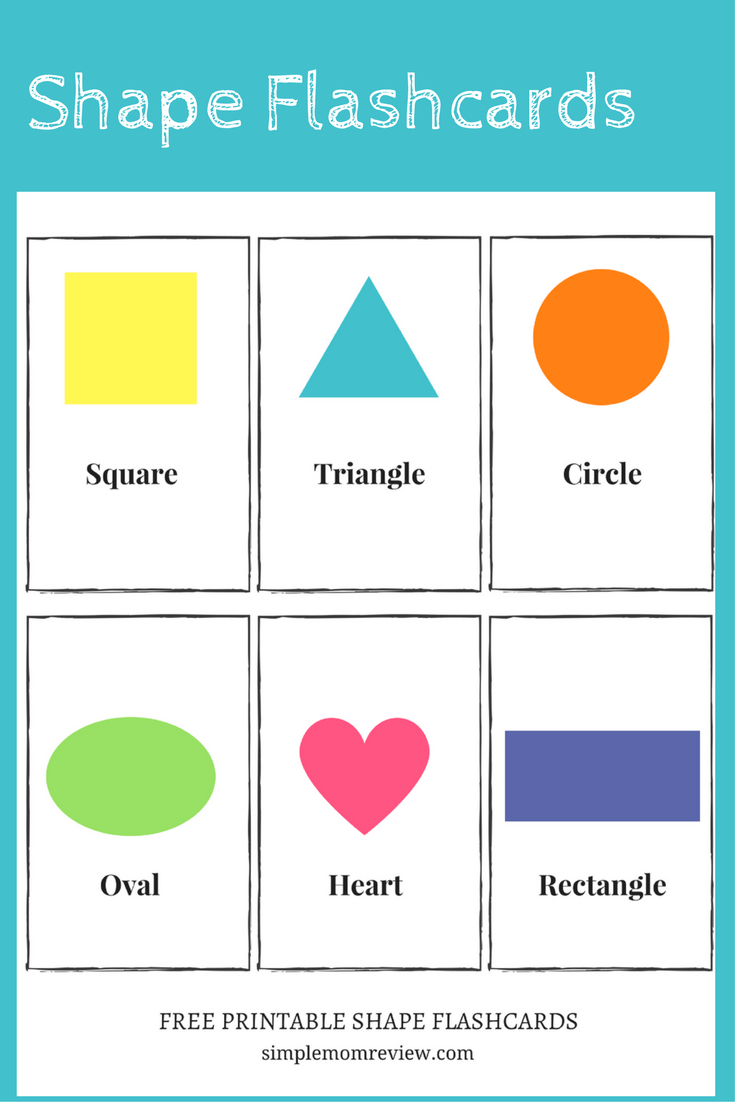 Free Printable: Shapes - Simple Mom Review - Free Printable Shapes