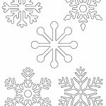 Free Printable Snowflake Templates – Large & Small Stencil Patterns   Free Printable Lace Stencil