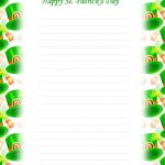 Free Printable St Patricks Day Stationery | Free Printable   Free Printable St Patricks Day Stationery
