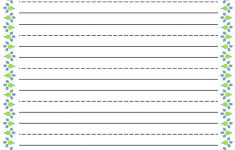 Free Printable Stationery For Kids Free Lined Kids Writing Paper - Free Printable Stationery