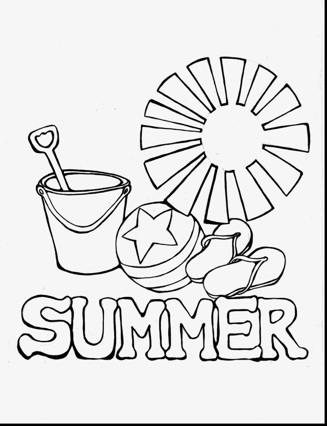 Free Printable Summer Coloring Pages - Saglik - Free Printable Summer Coloring Pages