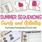 Free Printable Summer Sequencing Cards For Preschoolers | Free   Free Printable Sequencing Cards For Preschool