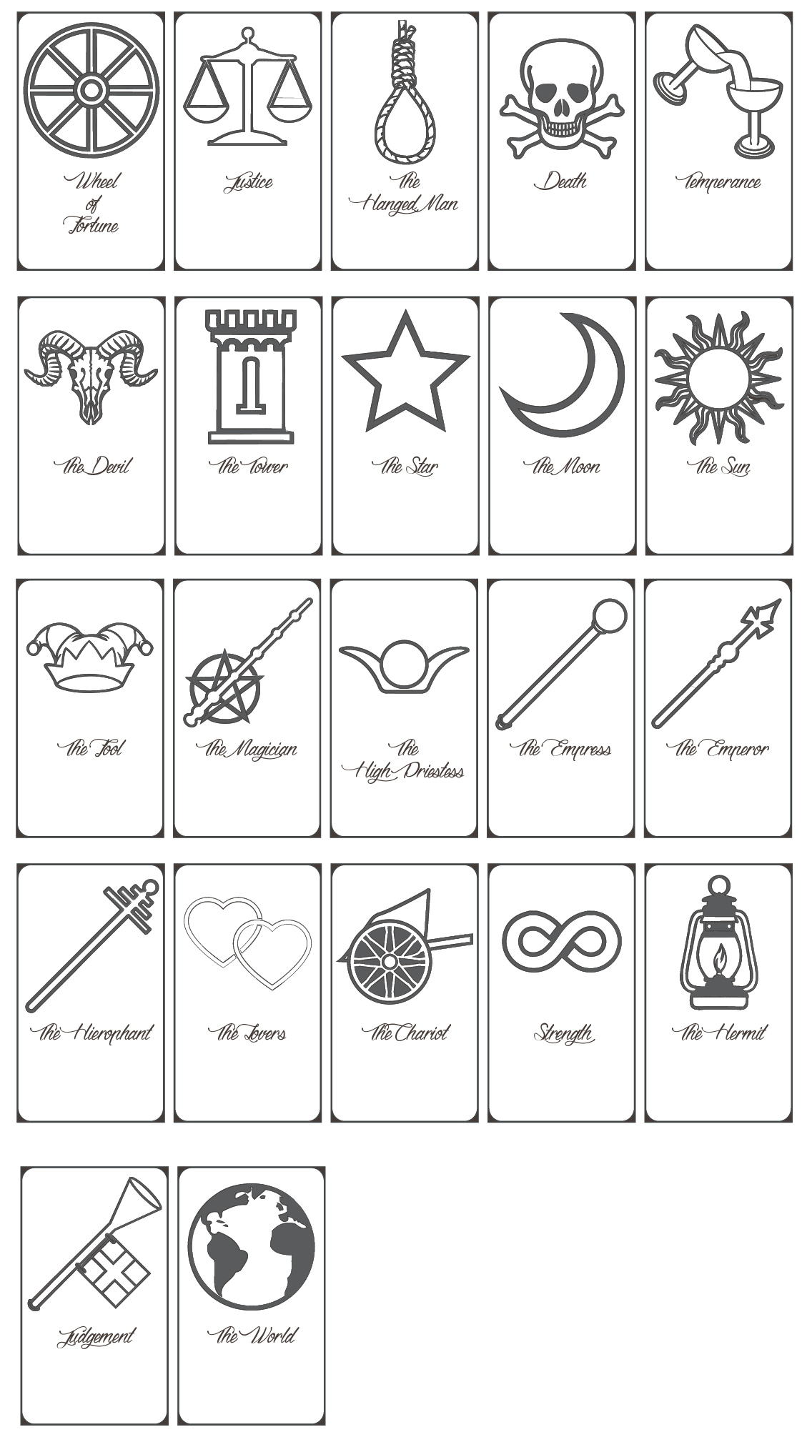 Free Printable Tarot Cards Pdf - Printable Cards - Printable Tarot Cards Pdf Free