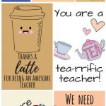 Free Printable Teacher Appreciation Thank You Cards | Teacher Gift   Free Printable Cards No Download Required