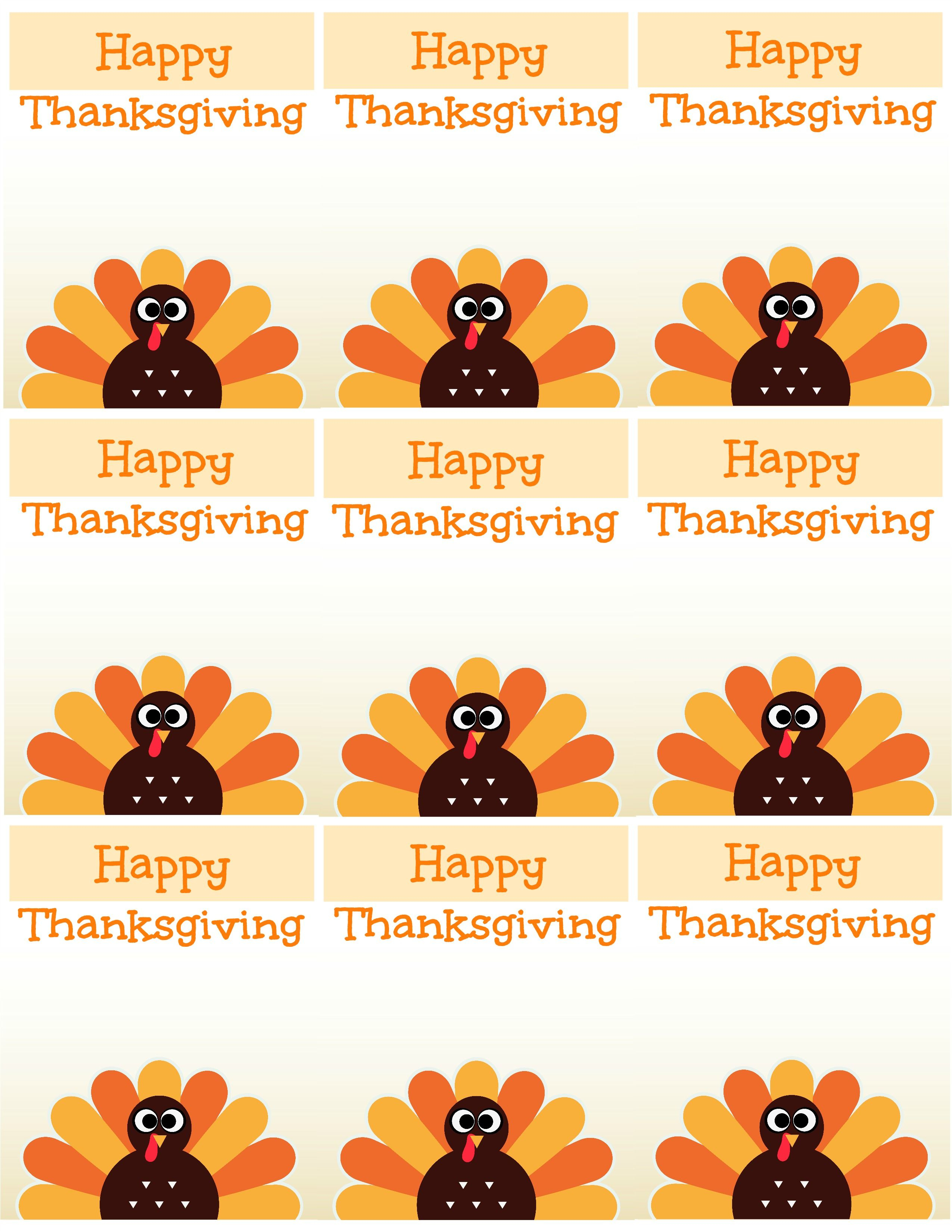 Free Printable Thanksgiving Place Cards -- Also Great For Cupcake - Free Printable Thanksgiving Place Cards To Color