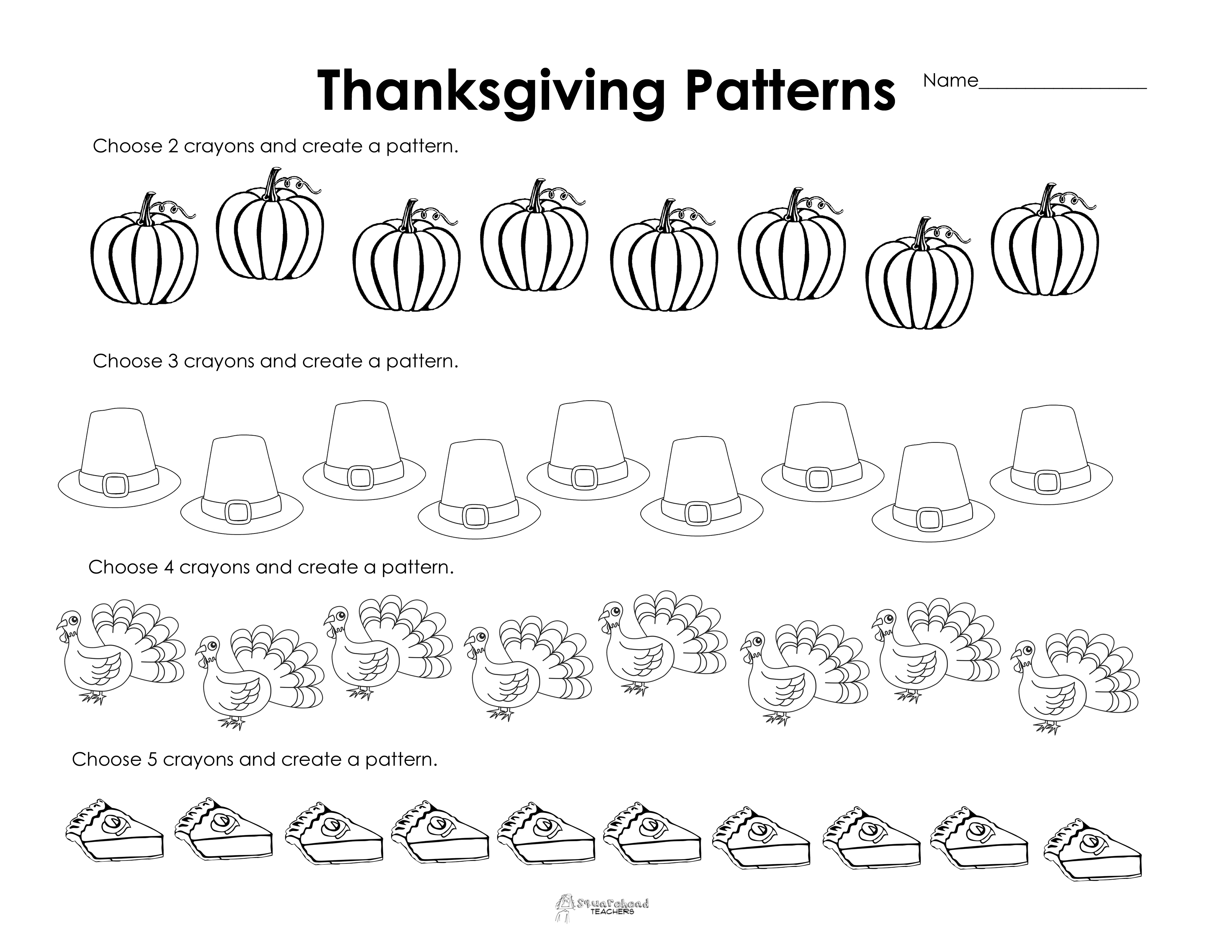 Free Printable Thanksgiving Worksheets For Preschoolers - 8.13 - Math Worksheets Thanksgiving Free Printable