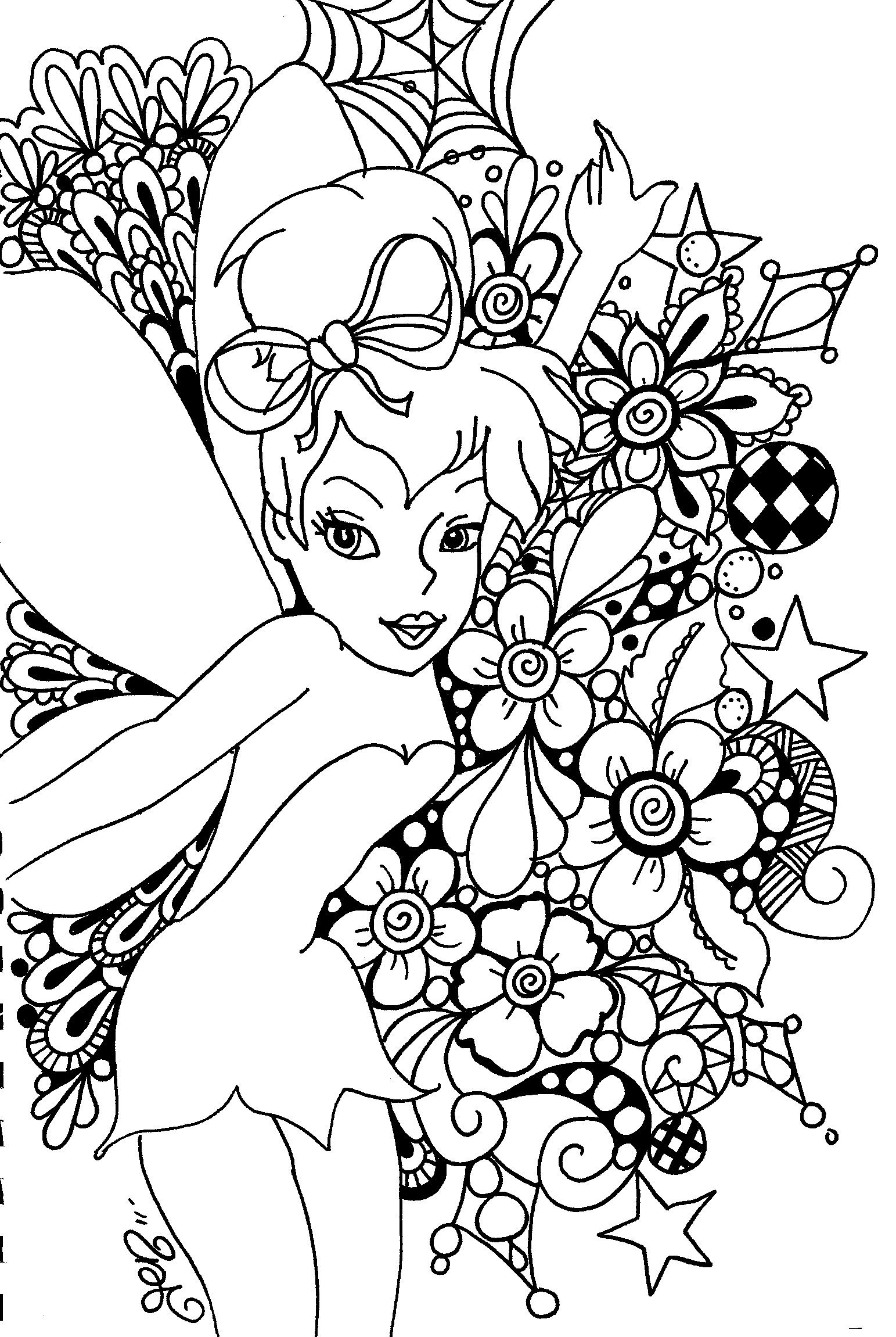 Free Printable Tinkerbell Coloring Pages For Kids | Art!! | Coloring - Tinkerbell Coloring Pages Printable Free