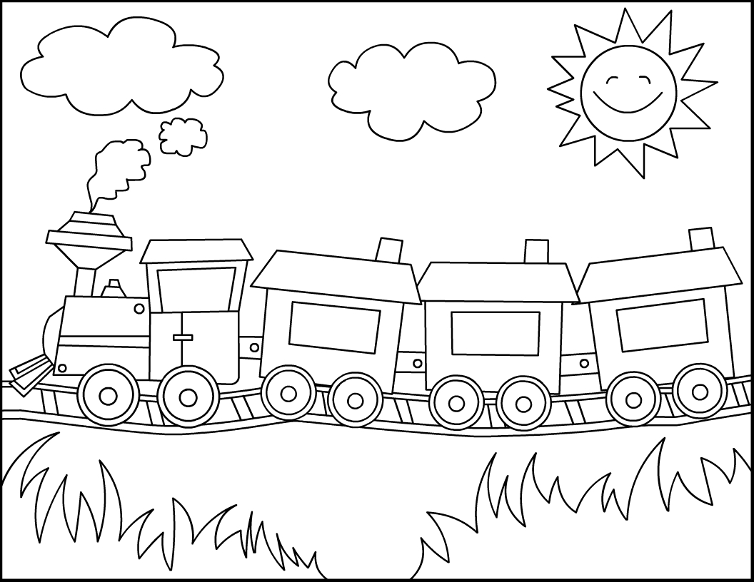 Free Printable Train Coloring Pages For Kids | Joel Ideas | Train - Free Printable Train Pictures