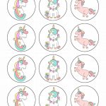 Free Printable Unicorn Cupcake Toppers | Kelsey's Birthday Ideas   Free Printable Unicorn Cupcake Toppers