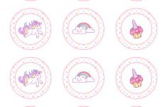 Free Printable Unicorn Party Decorations Pack - The Cottage Market - Free Printable Unicorn Cupcake Toppers