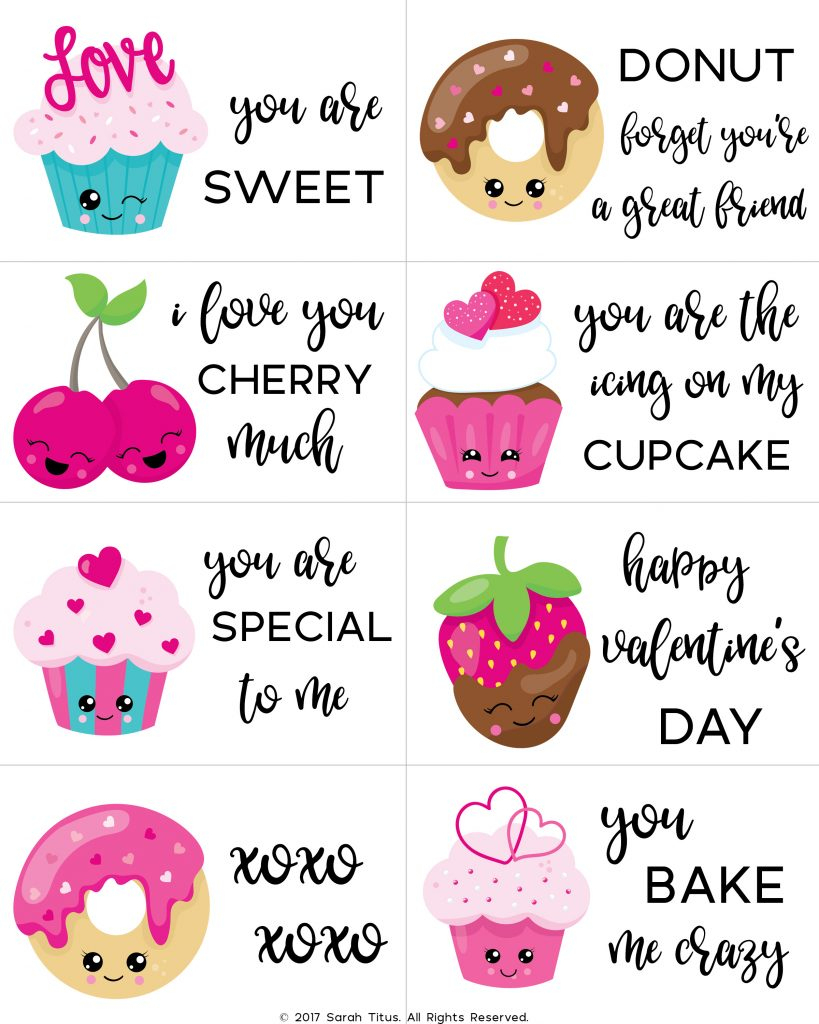 Cute Valentines For Classmates Printable Templates