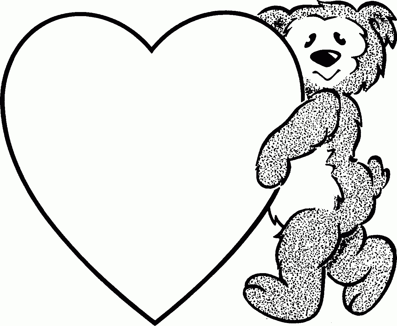 Free Printable Valentine Coloring Pages For Kids | Decorations - Free Printable Heart Coloring Pages
