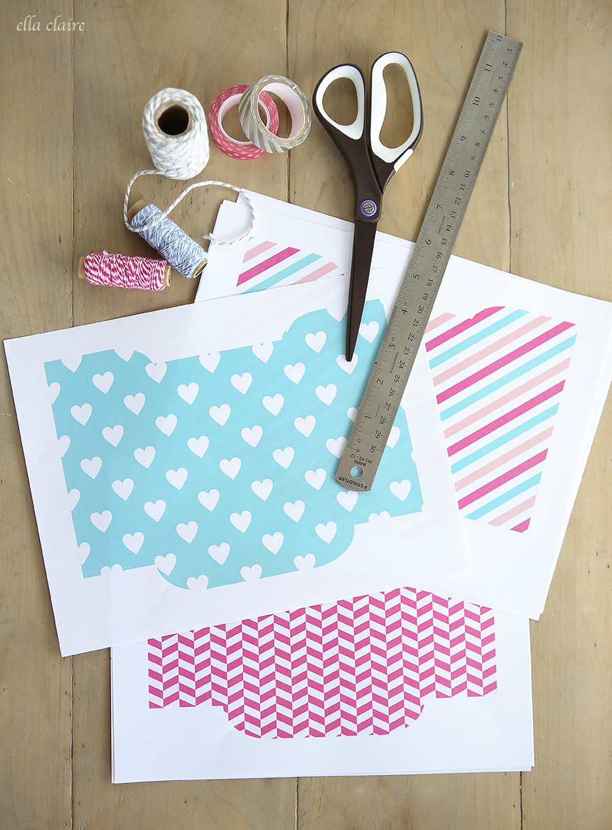 Free Printable Valentine Envelopes And Tags - Ella Claire - Free Printable Envelopes