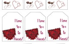 Free Printable Valentine's Day Gift Tags: Multiple Designs &amp; Sizes - Free Printable Heart Labels