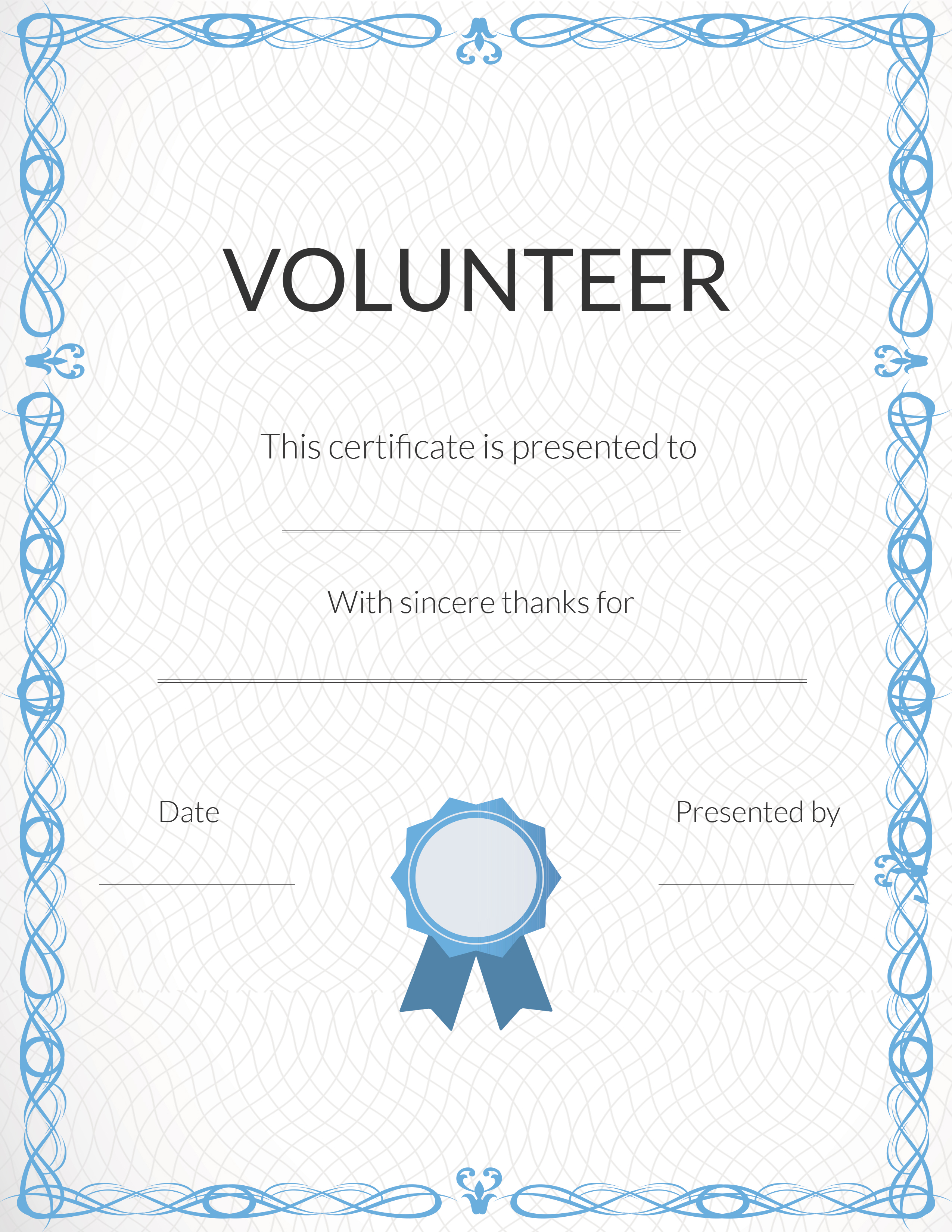 Free Printable Volunteer Appreciation Certificates | Signup - Free Printable Certificates For Teachers
