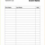 Free Printable Volunteer Sign Up Sheet Pdf From Vertex42 Regarding   Free Printable Volunteer Forms