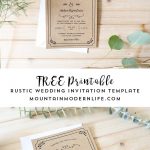 Free Printable Wedding Invitation Template | | Freebies   Free Printable Wedding Invitations