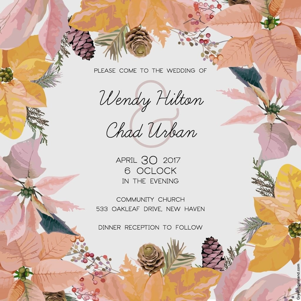 Free Printable Wedding Invitations | Popsugar Australia Smart Living - Free Printable Invitations