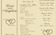 Free Printable Wedding Programs Templates | : Sample Wedding - Free Printable Wedding Programs