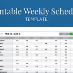 Free Printable Weekly Work Schedule Template For Employee Scheduling   Free Printable Work Schedule Maker