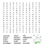 Free Printable Winter Word Search | Winter | Winter Word Search   Free Printable Word Searches