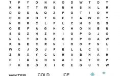 Free Printable Winter Word Search | Winter | Winter Word Search - Free Printable Word Searches