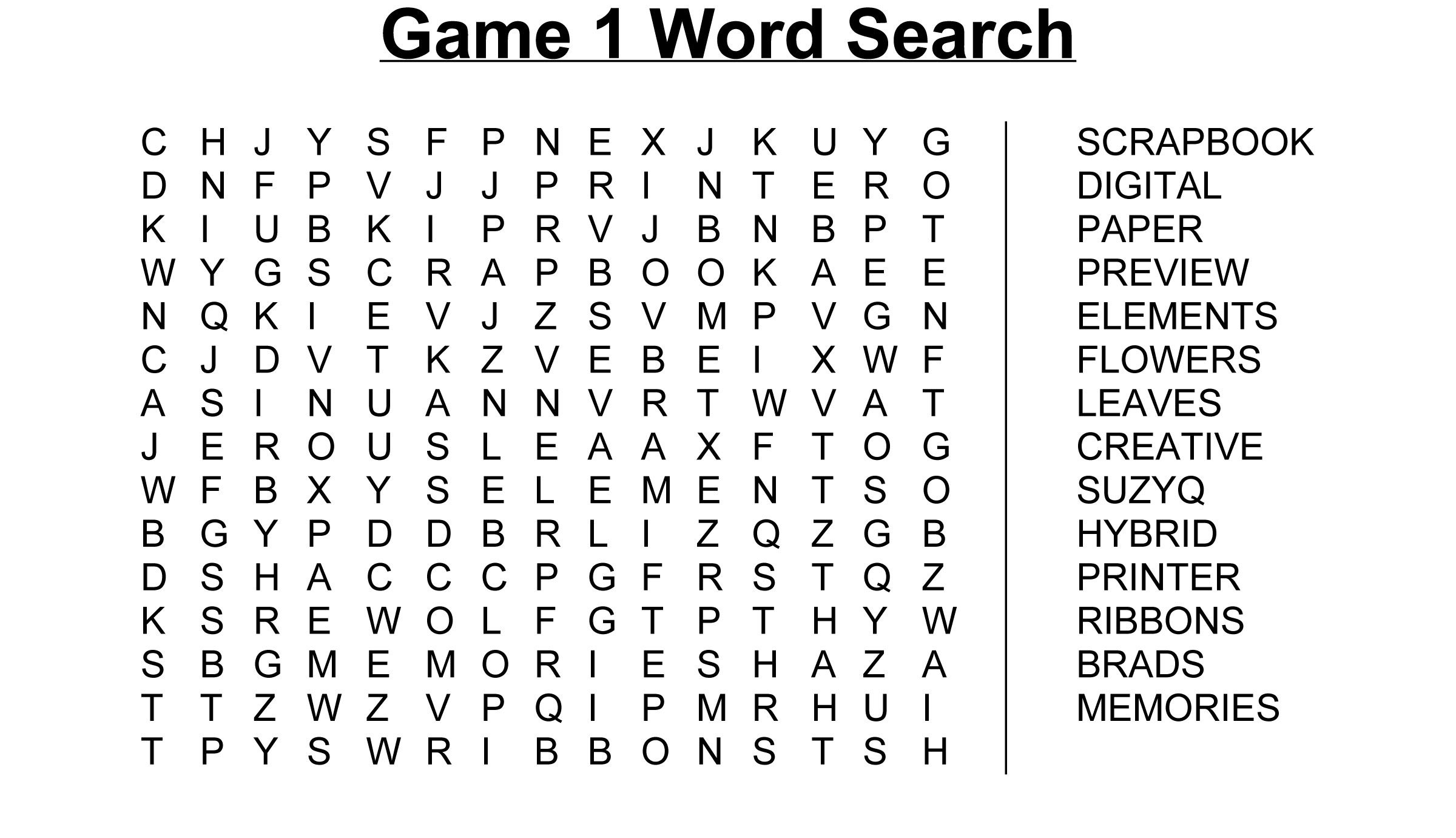 Free Printable Word Searches 2 #14359 - Free Printable Word Finds