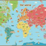 Free Printable World Map For Kids Maps And | Gary's Scattered Mind   Free Printable World Maps Online