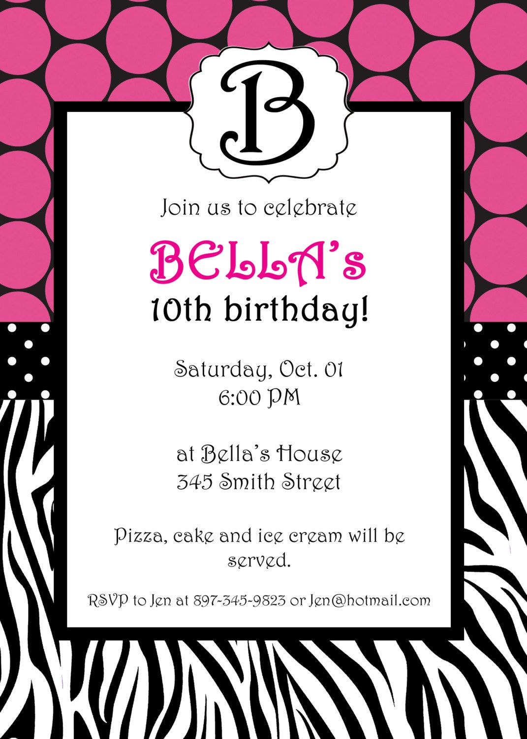 Free Printable Zebra Print Invitations Baby Shower | Emma - Free Printable Zebra Baby Shower Invitations