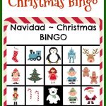 Free Printables: Bilingual Christmas Bingo | Christmas Play   Free Printable Spanish Bingo Cards