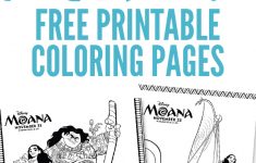 Free Printables: Disney Moana Coloring Pages - Comic Con Family - Moana Coloring Pages Free Printable