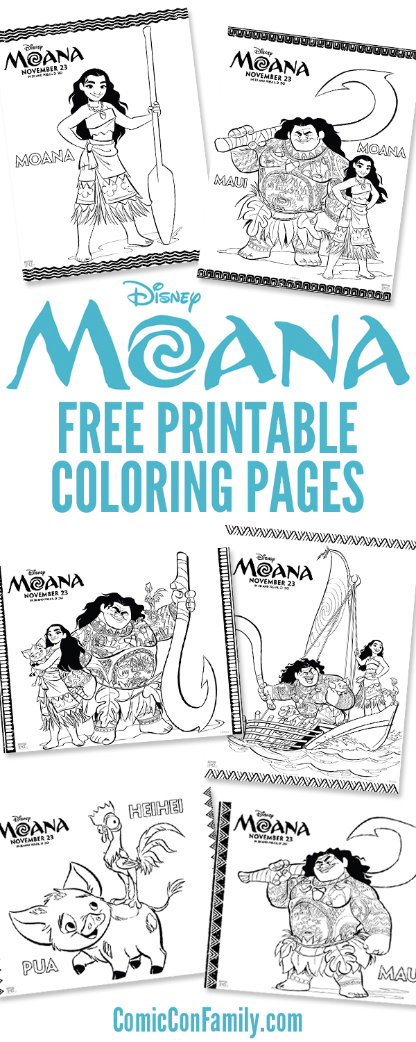 Moana Coloring Pages Free Printable - Free Printable