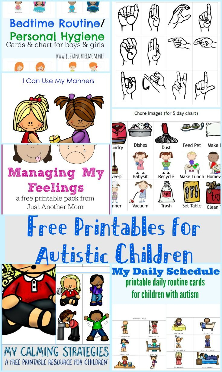 Free Printables For Autistic Children And Their Families Or - Free Printable Cause And Effect Picture Cards