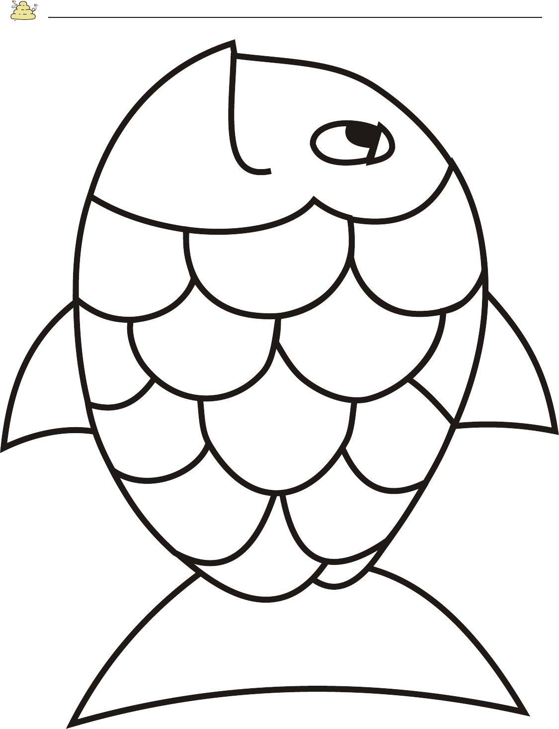 Free Rainbow Fish Template - Pdf | 2 Page(S) | Page 2 | Vbs - Free Printable Sea Creature Templates