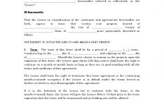 Free Rental Agreements To Print | Free Standard Lease Agreement Form - Free Printable Real Estate Forms