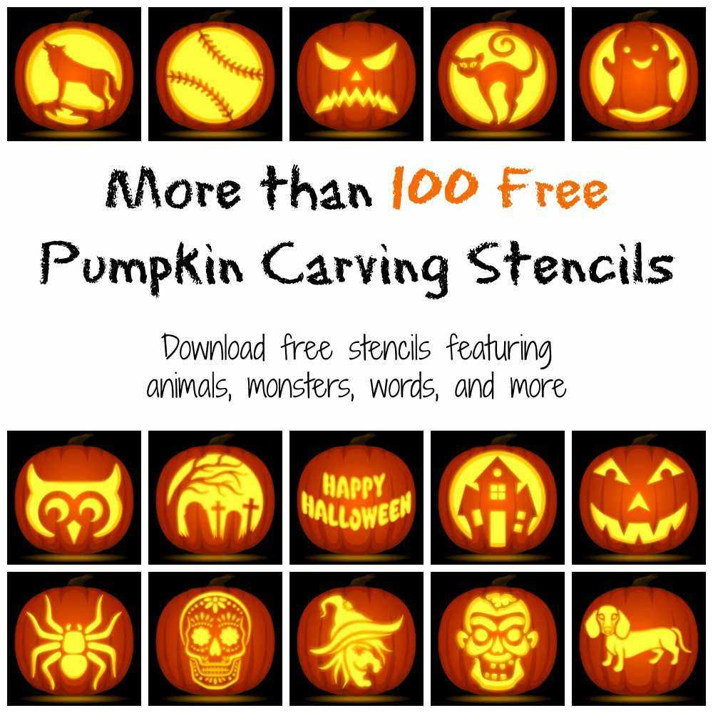 Scary Pumpkin Stencils Free Printable - Free Printable