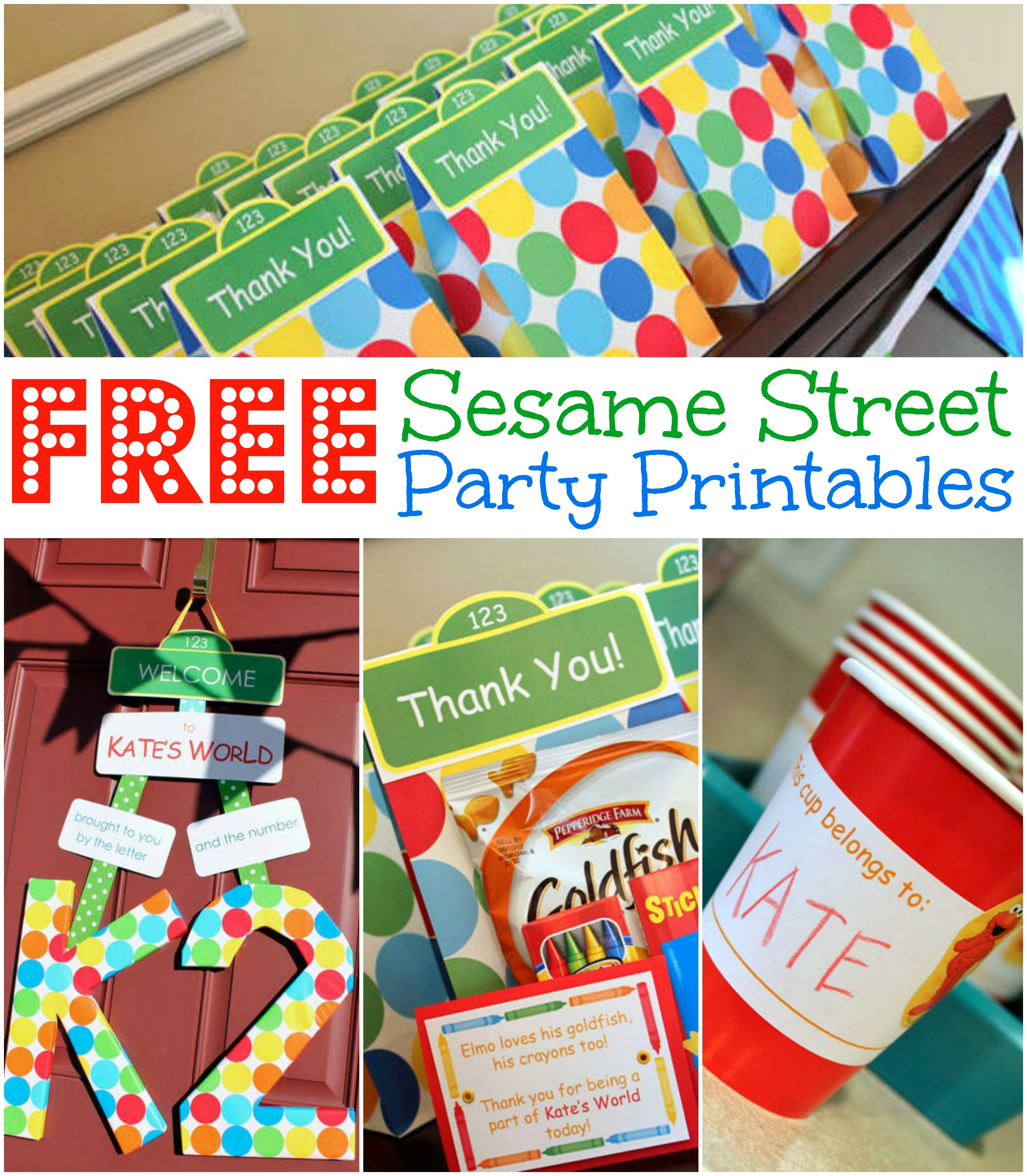 Free Sesame Street Birthday Party Printables - Free Printable Sesame Street Sign