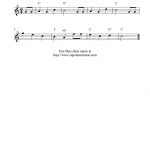 Free Sheet Music Scores: Happy Birthday To You, Free Flute Sheet   Free Printable Flute Music
