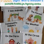 Free Sight Word Readers   Printable Booklets That Focus On Sight   Free Printable Sight Word Books