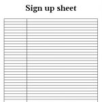 Free Sign Up Sheet Template | Hunecompany   Free Printable Sign Up Sheet
