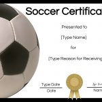 Free Soccer Certificate Maker | Edit Online And Print At Home   Free Soccer Award Certificates Printable