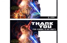 Free Star Wars: The Force Awakens Invitation &amp; Thank You Card - Star Wars Printable Cards Free