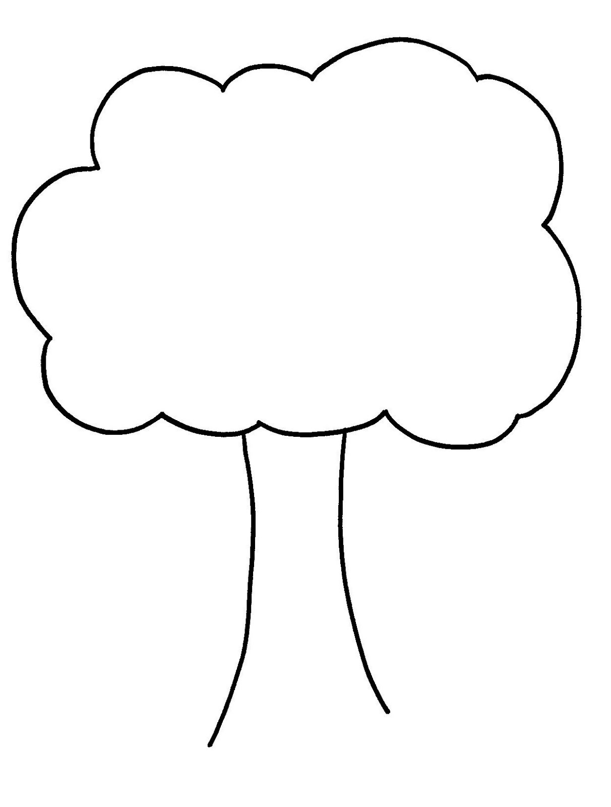 Free Stencil Of A Tree Outline, Download Free Clip Art, Free Clip - Free Printable Palm Tree Template