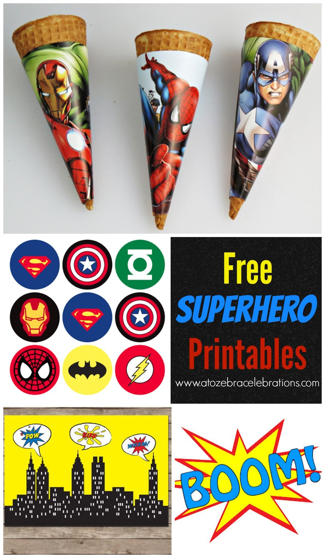 Free #superhero Party Printables | Future Bday Parties | Superhero - Free Printable Superhero Pictures