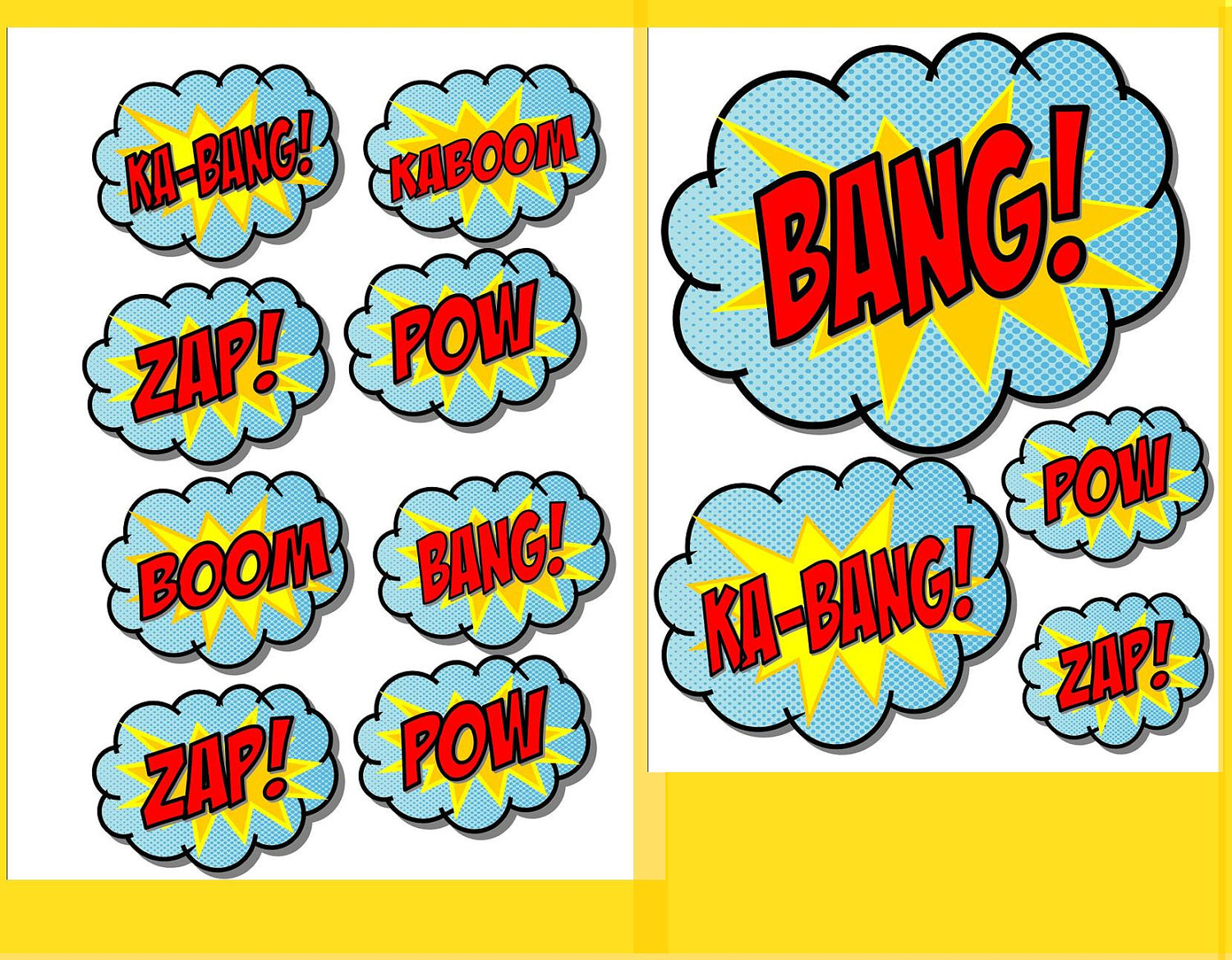 Free Superhero Printables, Download Free Clip Art, Free Clip Art On - Free Printable Superhero Words