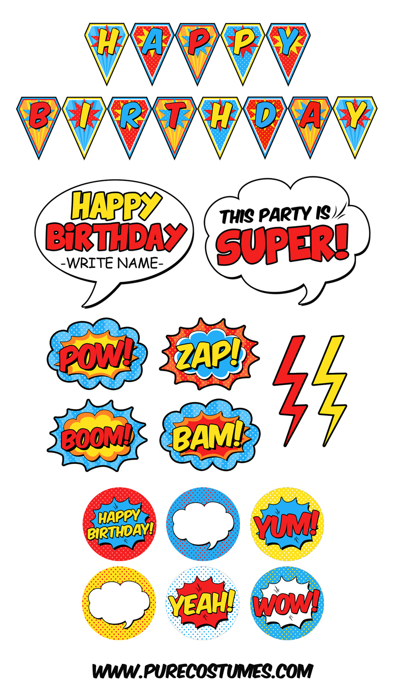 Free Superhero Printables, Download Free Clip Art, Free Clip Art On - Free Printable Superhero Words