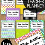 Free Teacher Planner   Playdough To Plato   Printable Teacher Planner Free